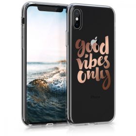   Калъф за Apple iPhone X / iPhone XS, Силиконов, Розов, 42505.18