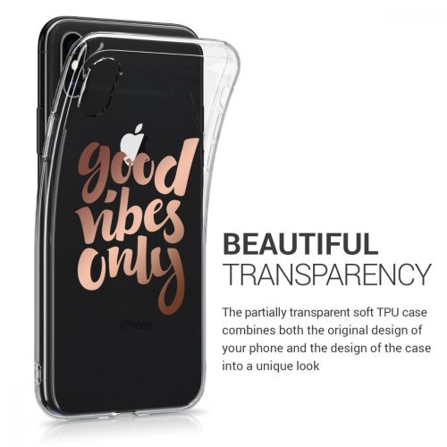 Калъф за Apple iPhone X / iPhone XS, Силиконов, Розов, 42505.18