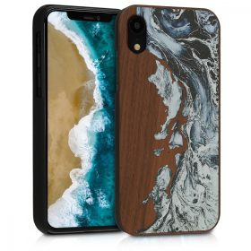   Калъф за Apple iPhone XR, дърво, кафяв, 46660.02