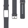 Каишка за Polar A370 / A360, kwmobile, силикон, сив, 43571.22