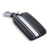 Капак за автомобилен ключ за Renault / Dacia - 4 бутона - Keyless Go, Еко кожа, Черен, 44637.11