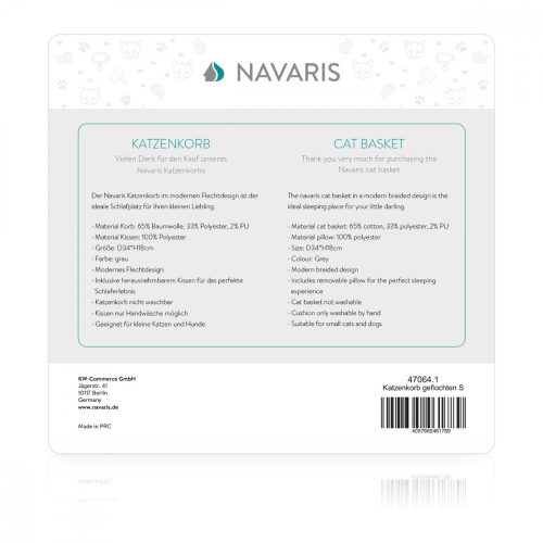 Кошница от плат с възглавница, 47064.1