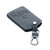 Калъф за автомобилен ключ за Renault / Dacia - 4 бутона - Keyless Go, екологична кожа, сив, 45656.73