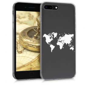   Калъф за Apple iPhone 8 Plus / iPhone 7 Plus, Силиконов, Бял, 45352.02