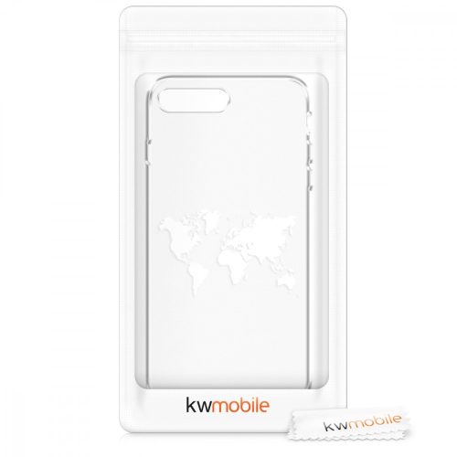 Калъф за Apple iPhone 8 Plus / iPhone 7 Plus, Силиконов, Бял, 45352.02