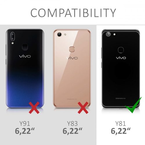 Калъф за Vivo Y81, Силиконов, Златен, 47262.01