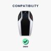 Капак за автомобилен ключ за BMW / Land Rover - дисплей, силикон, сребро, 47310.94