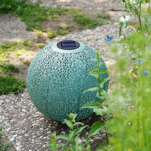 Соларна външна лампа Navaris, LED осветление, 30 см, Автоматичен старт/стоп, 47542.01