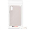Калъф за Apple iPhone X / iPhone XS, Силиконов, Бежов, 46313.11