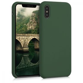   Калъф за Apple iPhone X / iPhone XS, Силиконов, Зелен, 42495.80
