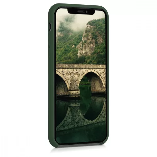 Калъф за Apple iPhone X / iPhone XS, Силиконов, Зелен, 42495.80