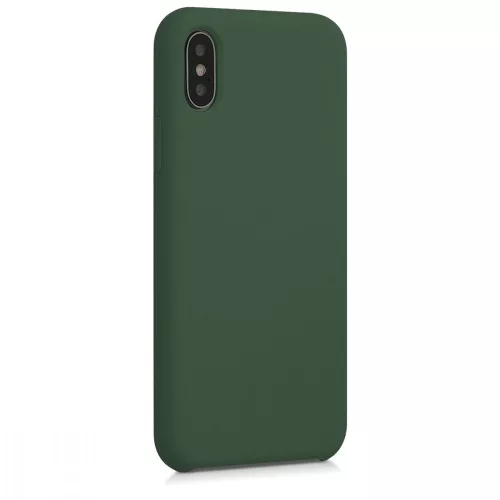 Калъф за Apple iPhone X / iPhone XS, Силиконов, Зелен, 42495.80