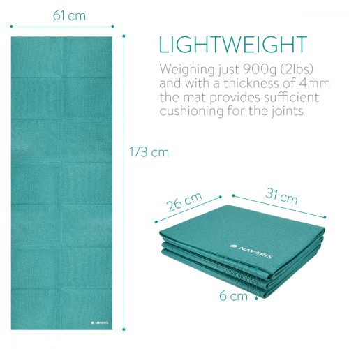 Сгъваема постелка за йога Navaris, 173 x 61 см, 45983.78