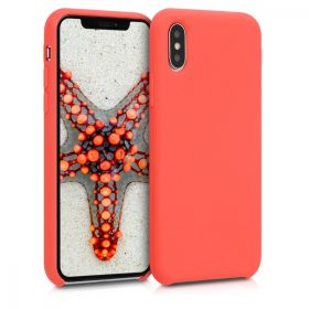   Калъф за Apple iPhone X / iPhone XS, Силиконов, Оранжев, 46313.69