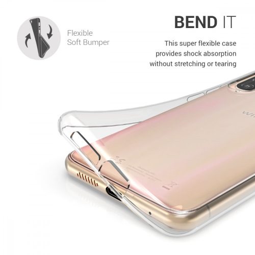 Капак за Wiko View 3, Силиконов, Прозрачен, 48076.03