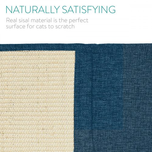 Комплект 2x Защита срещу надраскване за котки, 60x45 см, сизал, син, 46354.04.17
