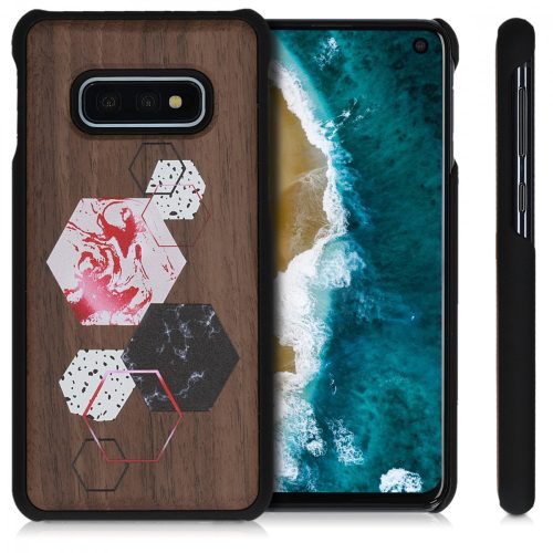 Кейс за Samsung Galaxy S10e, дърво, кафяв, 47941.02