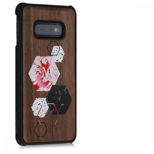 Кейс за Samsung Galaxy S10e, дърво, кафяв, 47941.02