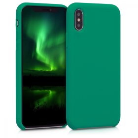   Калъф за Apple iPhone X / iPhone XS, Силиконов, Зелен, 42495.142