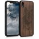 Калъф за Apple iPhone XR, дърво, кафяв, 46748.04