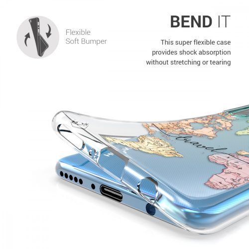 Капак за Huawei P30 Lite, Силиконов, Многоцветен, 47500.07