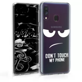   Капак за Samsung Galaxy A40, Силиконов, Прозрачен, 48542.02
