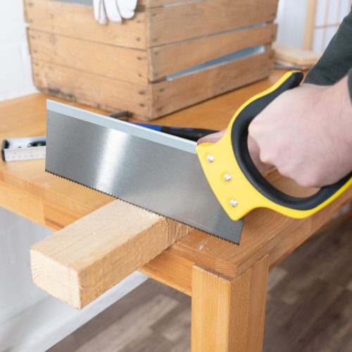 Navaris Tenon 12-инчов ръчен трион за дърво с фини зъби 48528.01