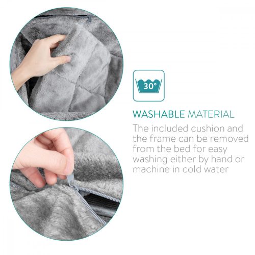 Допълнителна кошница за котки с метална рамка, 40 x 30 x 15 см, 48615.22