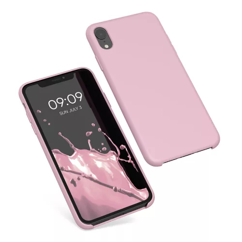 Калъф за Apple iPhone XR, силикон, розово злато, 45910.156