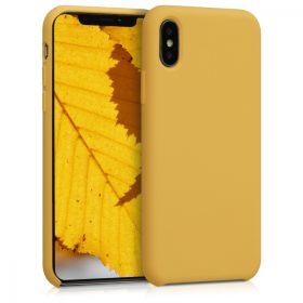   Калъф за Apple iPhone X / iPhone XS, Силиконов, Жълт, 42495.143