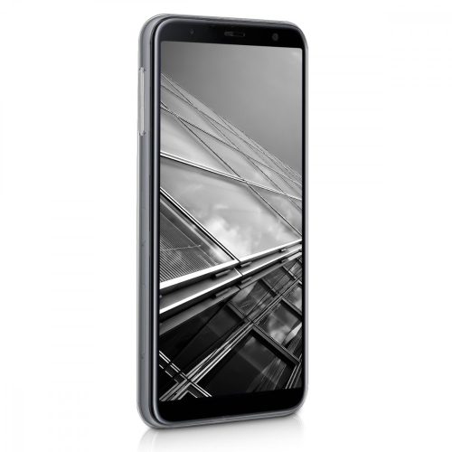 Кейс за Samsung Galaxy J6 Plus, Силиконов, Сребрист, 48754.42