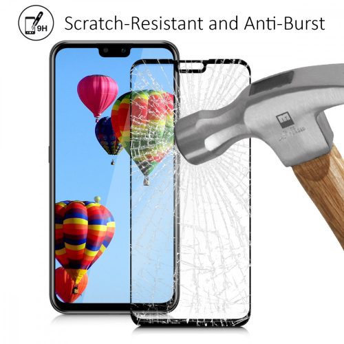 Защитно фолио за Huawei Y9 (2019), калибър, Предно, Черно, 48808.01