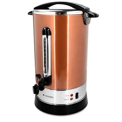 Fierbator vin fiert si apa calda Navaris, 18 L, 1650 W, finisaj auriu, cu robinet, auriu, metal