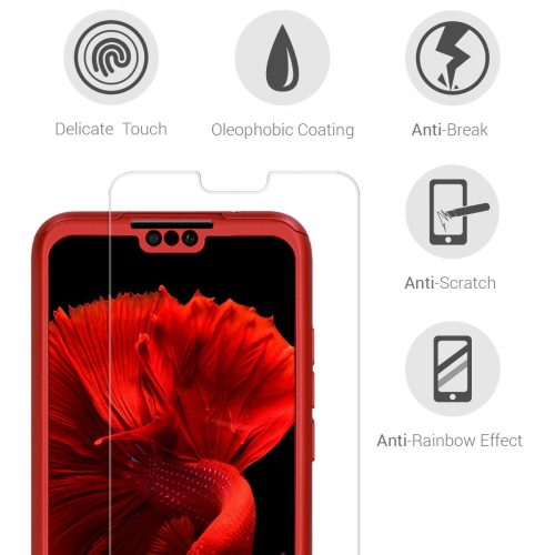 Капак за Huawei Y9 (2019), поликарбонат, червен, 48889.36