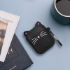 Капак за слушалки Apple AirPods 2/AirPods 1, Kwmobile, черен/бял, силикон, 48919.01