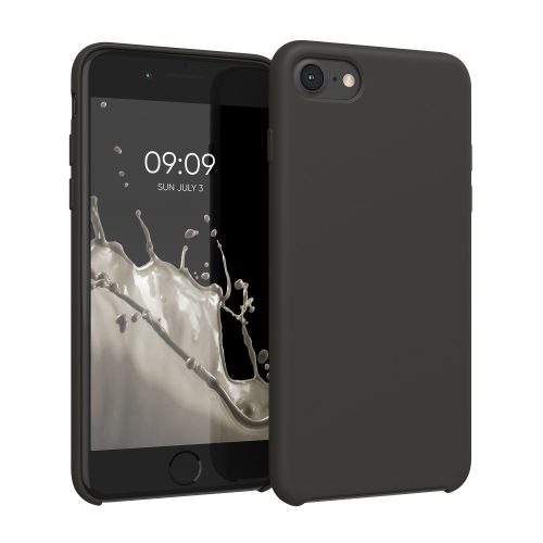 Калъф за Apple iPhone 8 / iPhone 7 / iPhone SE 2, силиконов, кафяв, 40225.46