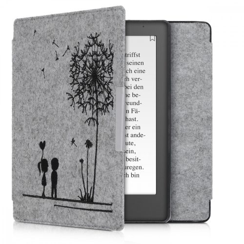 Калъф за Kobo Aura H2O Edition 2, текстилен, сив, 49111.01