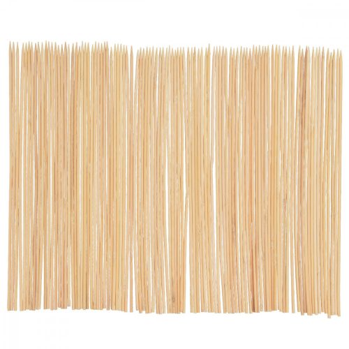 Комплект от 100 бамбукови шишчета Navaris, 400 x 4 mm, 49149.01