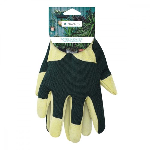 Велурени градински ръкавици Navaris, размер L, спандекс, 49174.03