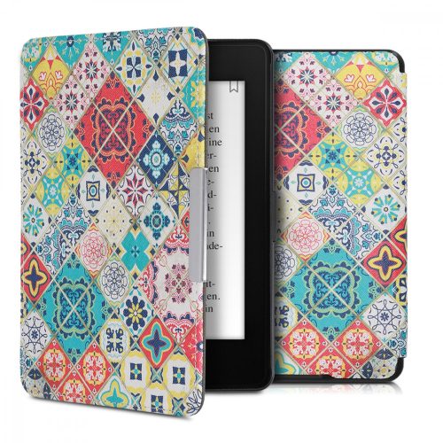 Калъф за Kindle Paperwhite 7, Екологична кожа, Многоцветен, 45569.17