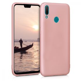   Калъф за Huawei Y9 (2019), силикон, розово злато, 46533.31