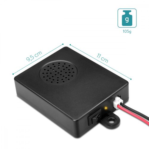 Автомобилен ултразвуков прогонващ гризачи Navaris, 12V, черен, 49251.01