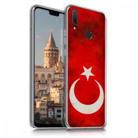   Кейс за Huawei Y9 (2019), Силиконов, Червен, 49340.01