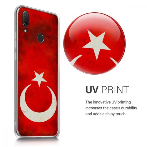 Кейс за Huawei Y9 (2019), Силиконов, Червен, 49340.01