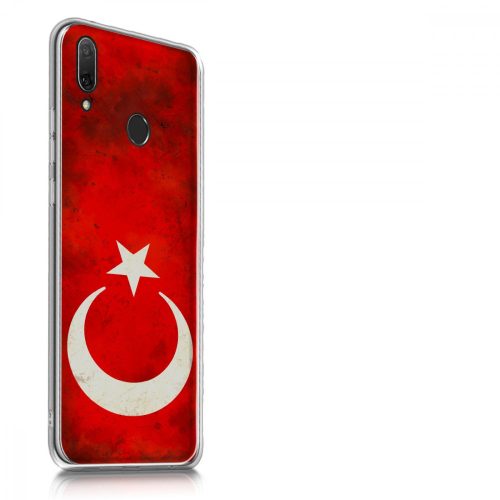 Кейс за Huawei Y9 (2019), Силиконов, Червен, 49340.01