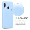 Кейс за Samsung Galaxy A20e, Силиконов, Син, 48738.58