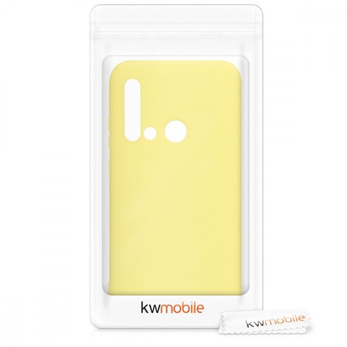 Калъф за Huawei P20 Lite (2019), Силиконов, Жълт, 49451.49
