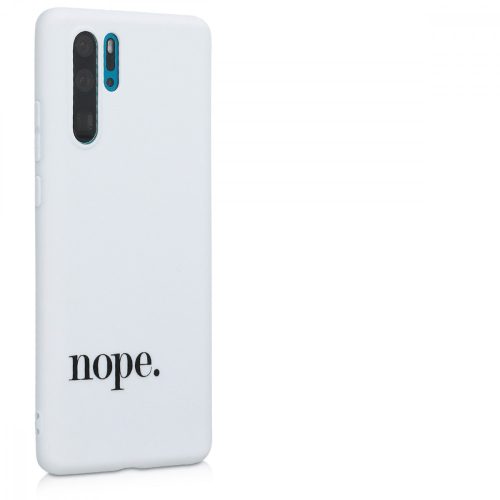 Кейс за Huawei P30 Pro, Силиконов, Черен, 49468.01