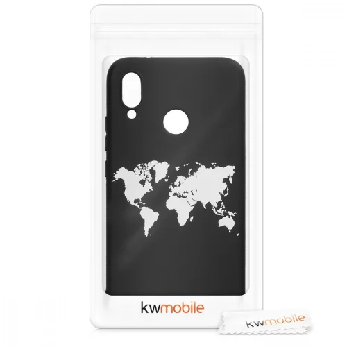 Кейс за Huawei P20 Lite, Силиконов, Черен, 46534.12