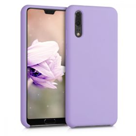   Кейс за Huawei P20, силиконов, лилав, 45689.108
